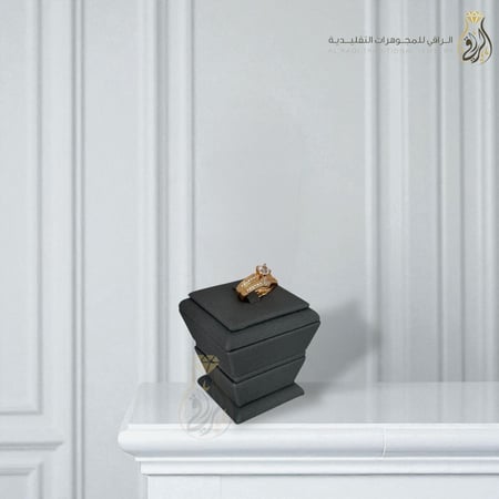 خاتم مزدوج مرصّع بزركون فاخر