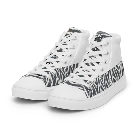 Hight top canvas shoes