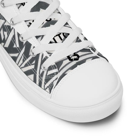 Hight top canvas shoes