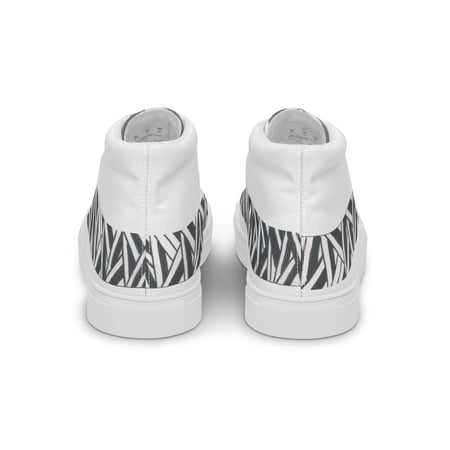 Hight top canvas shoes