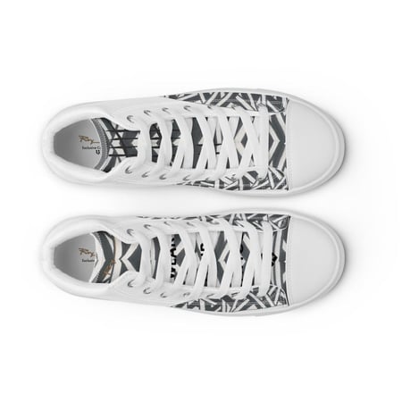 Hight top canvas shoes