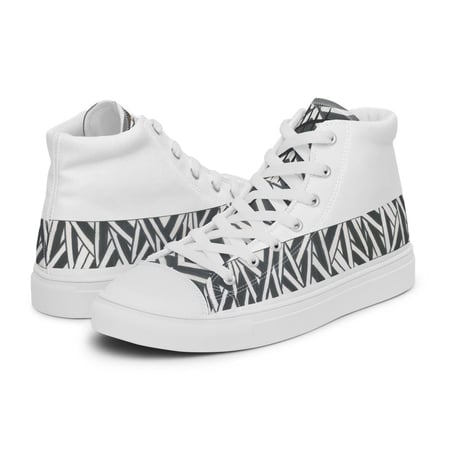 Hight top canvas shoes