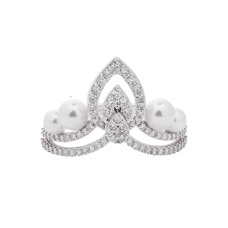 خاتم الماس ذهب ابيض