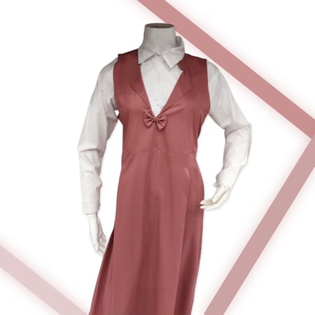 مريول ابتدائي وردي  ( 112 )