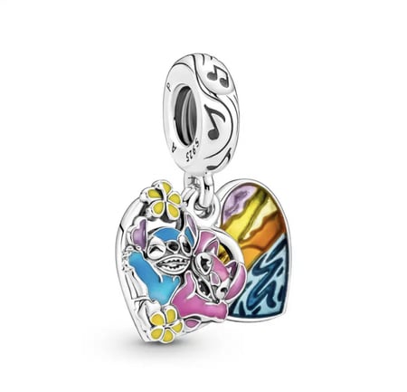 تعليقة باندورا ليلو و ستيتش فضة