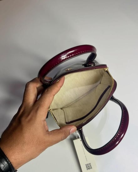 اميرسون دوم رويال برجندي توري برتش tory burch burgundy Emerson limited edition dome