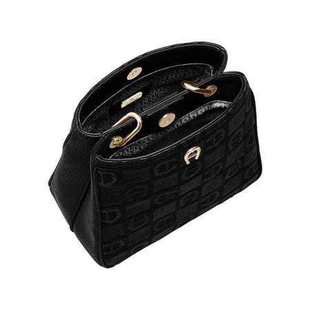 اجنر شنطة ديادورا بكانفاس سقنشرdiadora handbag griffata xd - اسود/ ذهبي