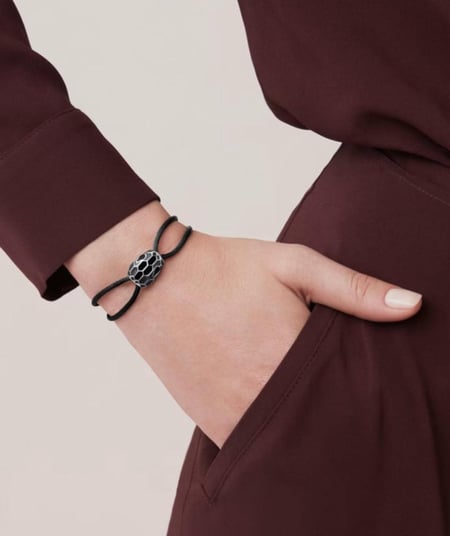Serpenti Forever Bracelet قطن سيربنتي فورإيفر» سوار ثعبان- اسود