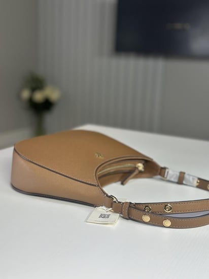 توري برتش شنطة كتف ايمرسون emerson shoulder bag-  بني / ذهبي