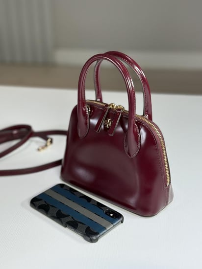 اميرسون دوم رويال برجندي توري برتش tory burch burgundy Emerson limited edition dome