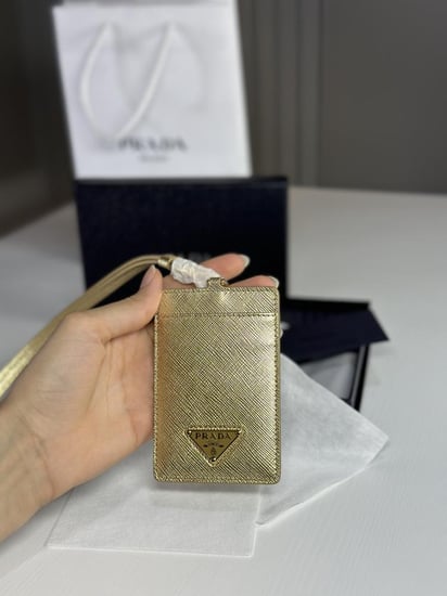 كارد هولدر برادا ذهبي بجلد سفيانو ولوقو برادا - ذهبي