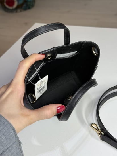 مايكل كورس شنطة فنسنت اكسترا سمول مع محفظة بلون اسود Michael Kors Vincent Extra-Small Saffiano Leather Crossbody Bag With Logo Card Case 35F4G2VC0T