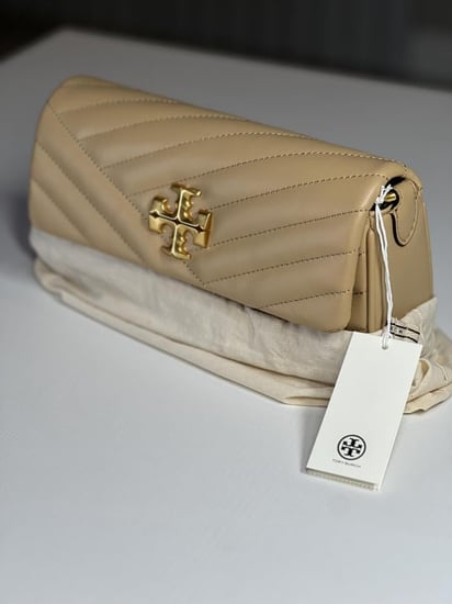 توري برتش شولدر بيج tory burch shoulder kira quilted light