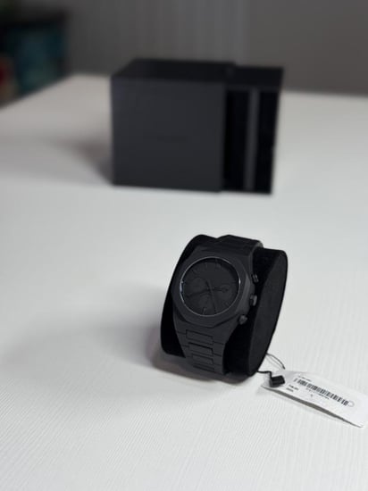 ساعة دي ون ميلانو شاركول بلاك كامل شادو SHADOW POLYCHRONO 40.5MM