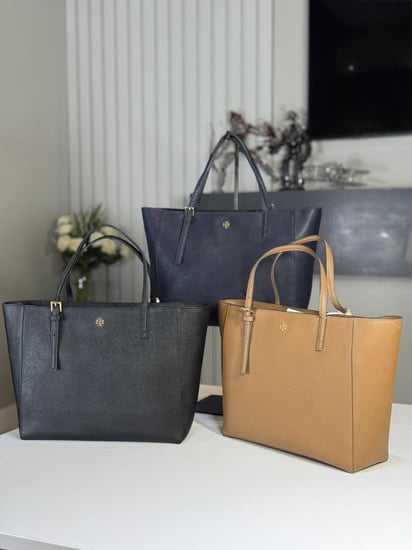 توت توري برتش ايمرسون بجلد سفيانو (اللون من الخيارات) Tory Burch 134836 Emerson