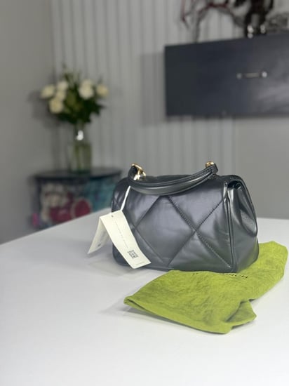 توري برتش كيرا توب هاندل دايموند اسود KIRA DIAMOND QUILT TOP-HANDLE 154719