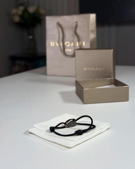 Serpenti Forever Bracelet قطن سيربنتي فورإيفر» سوار ثعبان- اسود