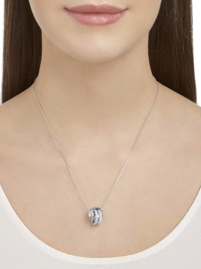 سوارفسكي على الطلب فيوتشر قلادة بحلقتين كرستال