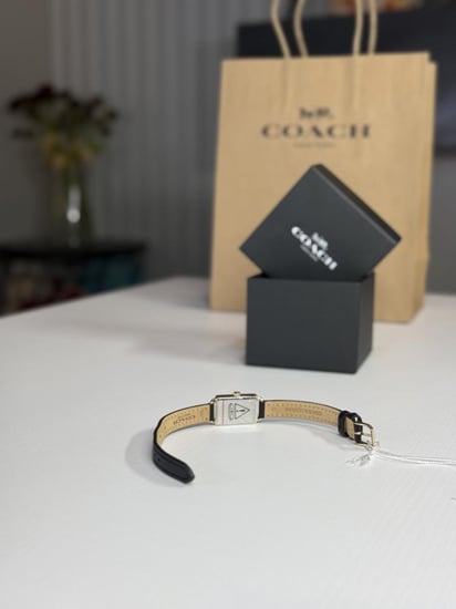 ساعة كوتش ليز باللون الاسود coach black liz watch 24mm