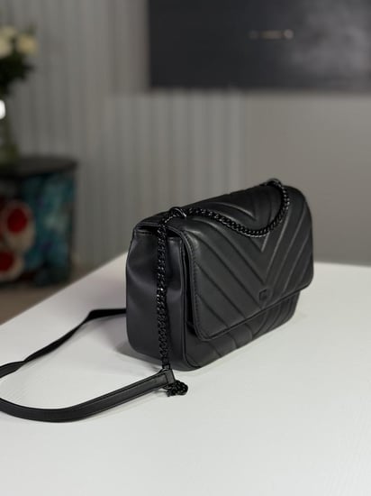 دكني شنطة فرونيكا شولدر كويلت Dkny veronica shoulder M bag- اسود