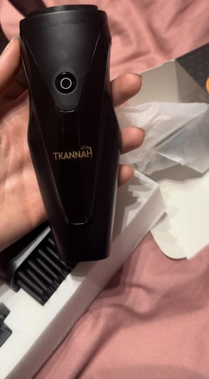 مبخر متنقل قابل للشحن بدون فحم مع اكسسوار للشعر