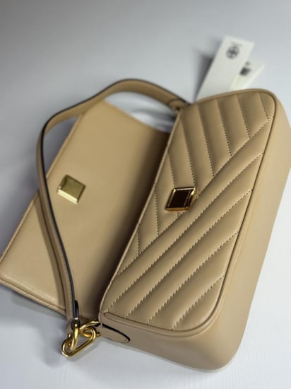 توري برتش شولدر بيج tory burch shoulder kira quilted light