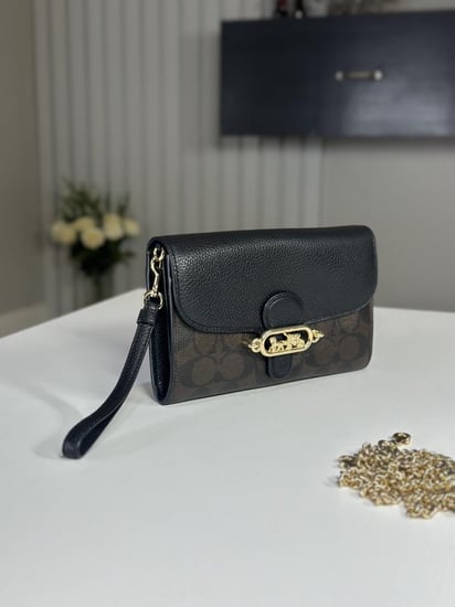 كوتش sig elle chn xbdy شنطة ايلي كروس بودي - سجنشر بني / اسود