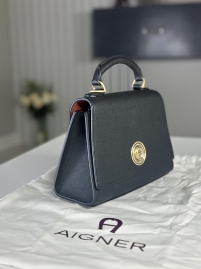 اجنر ليلو سمول توب هاندل LEELOO HANDBAG S- اسود