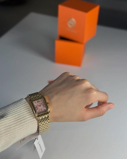 توري برتش ساعه النور روز فيس ELEANOR WATCH - ذهبي