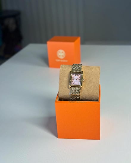 توري برتش ساعه النور روز فيس ELEANOR WATCH - ذهبي