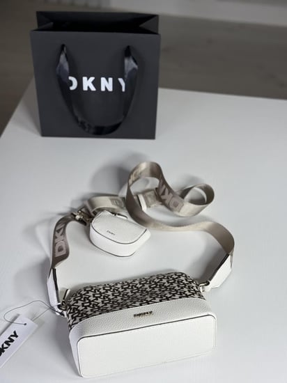 شنطة دكني براينت BRIDGER dome cbody مع محفظه كروس بودي بلون ابيض وكانفاس كاكي سجنشر