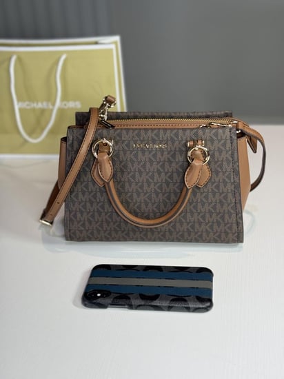 مايكل كورس مارلين ساتشل سجنشر بني Michael Kors MARILYN Crossbody bag BROWN
