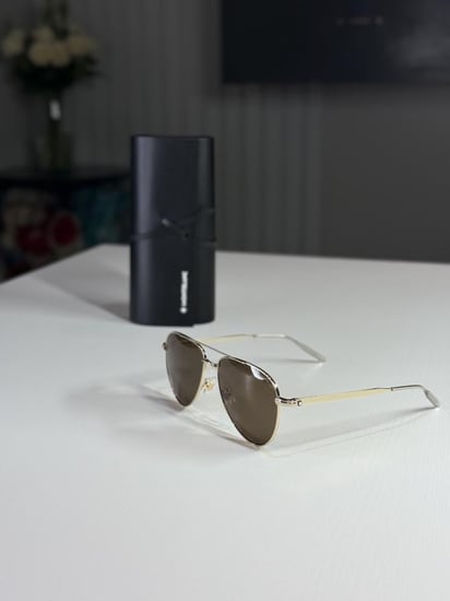 مونت بلانك سليم جولد نظارة رجالية