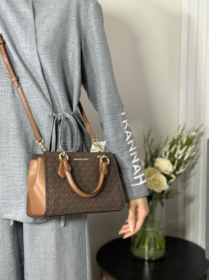 مايكل كورس مارلين ساتشل سجنشر بني Michael Kors MARILYN Crossbody bag BROWN