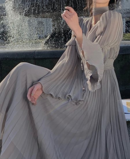 فستان بكسرات