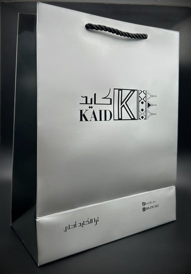 قاتم | خاتم ملكي تاج فضه عيار 925 - أسود