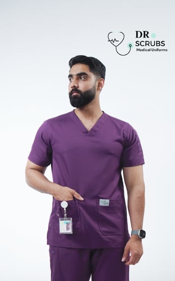 سكراب رجالي باذنجاني - Eggplant men's scrub