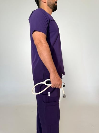 سكراب رجالي بنفسجي - Purple men's scrub