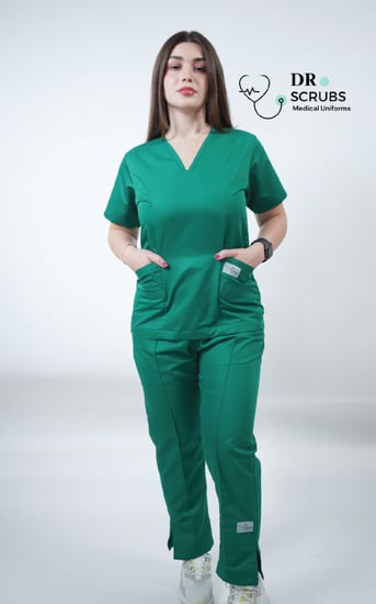 سكراب نسائي أخضر - Green women's scrub