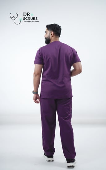 سكراب رجالي باذنجاني - Eggplant men's scrub