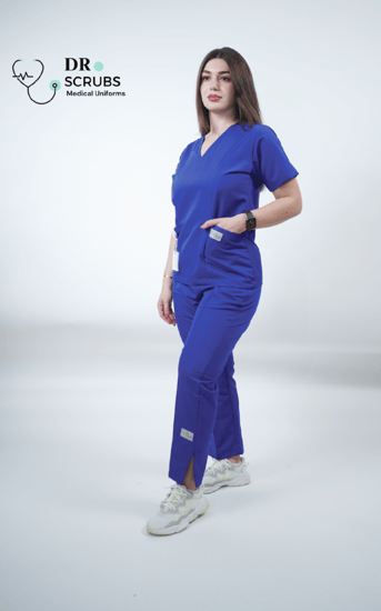 سكراب نسائي ازرق - Blue women's scrub