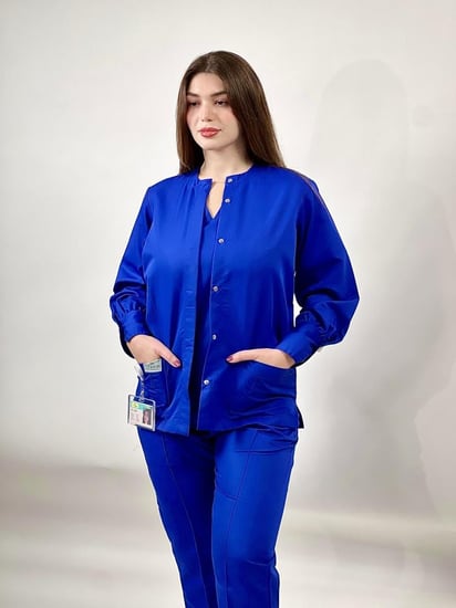 جاكيت نسائي أزرق - Blue women's jacket