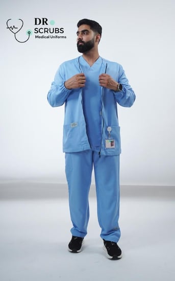 جاكيت رجالي سماوي - Sky blue men's jacket