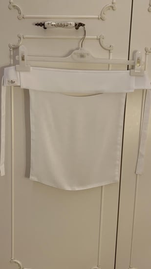 نقاب اسلامي أبيض طويل /وسط/ قصير - white niqab