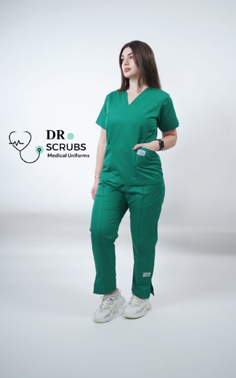 سكراب نسائي أخضر - Green women's scrub