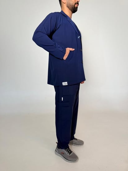 جاكيت رجالي كحلي - Men's navy blue jacket