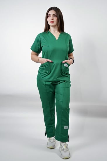 سكراب نسائي أخضر - Green women's scrub