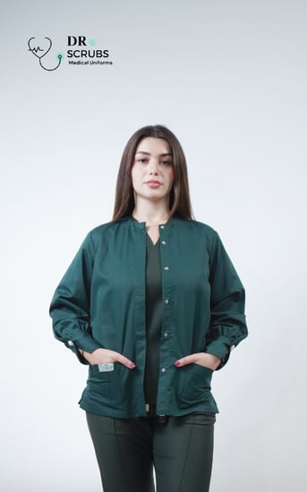 جاكيت نسائي زيتي - Women's olive jacket