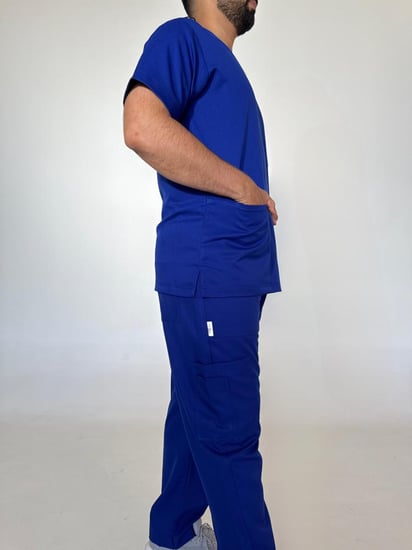 سكراب رجالي أزرق - Navy men's scrubs