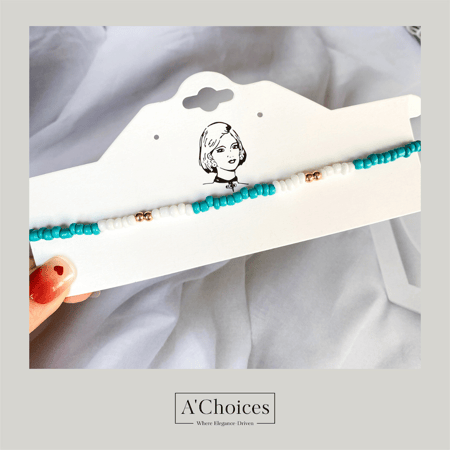 سلسال خرز ملون